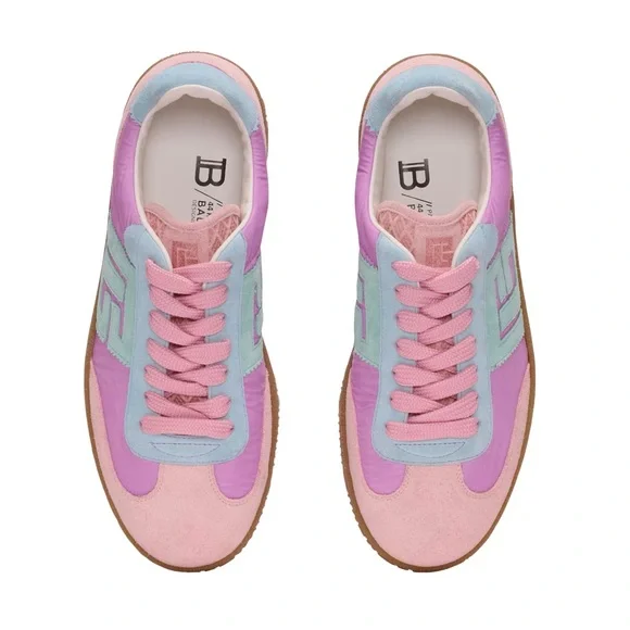 !SOLD! Balmain Swan suede and nylon trainers - Picture 3 of 9